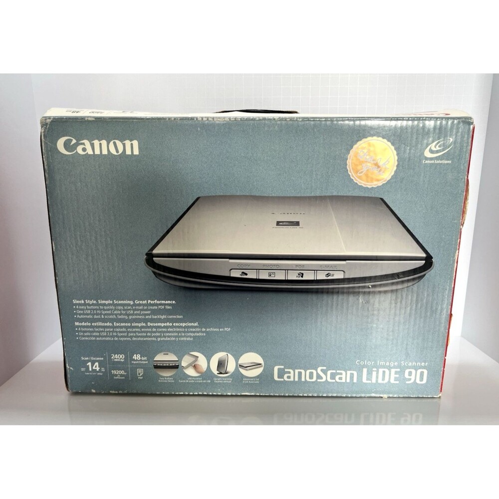 NEW Canon CanoScan LiDE90 Flatbed Scanner New In Box